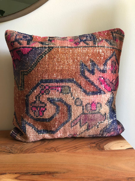 Vintage Rug Pillow 18x18 [ZEN I]