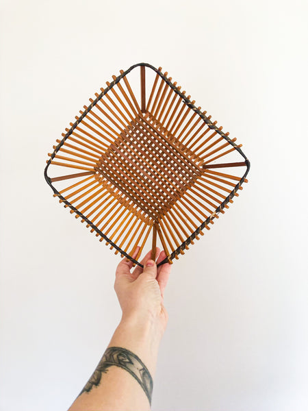 Vintage Rattan Basket