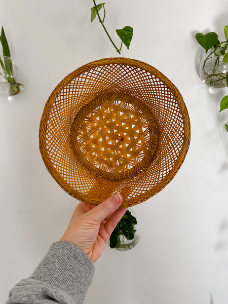 Vintage Rattan Basket