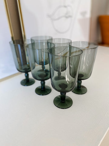 Vintage glasses - set of 6