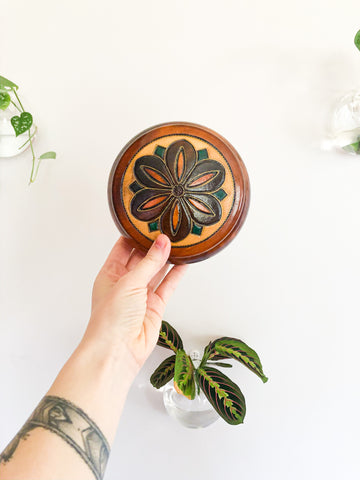Vintage Wooden Jar