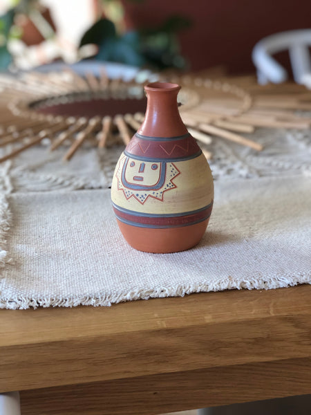 Vintage Tiny Clay Vase