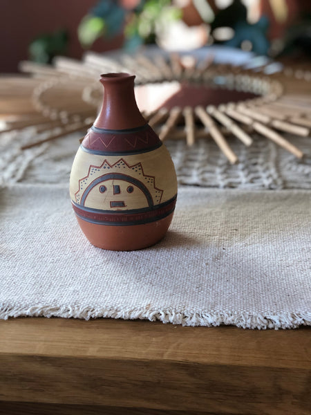 Vintage Tiny Clay Vase