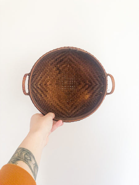 Vintage Woven Bowl