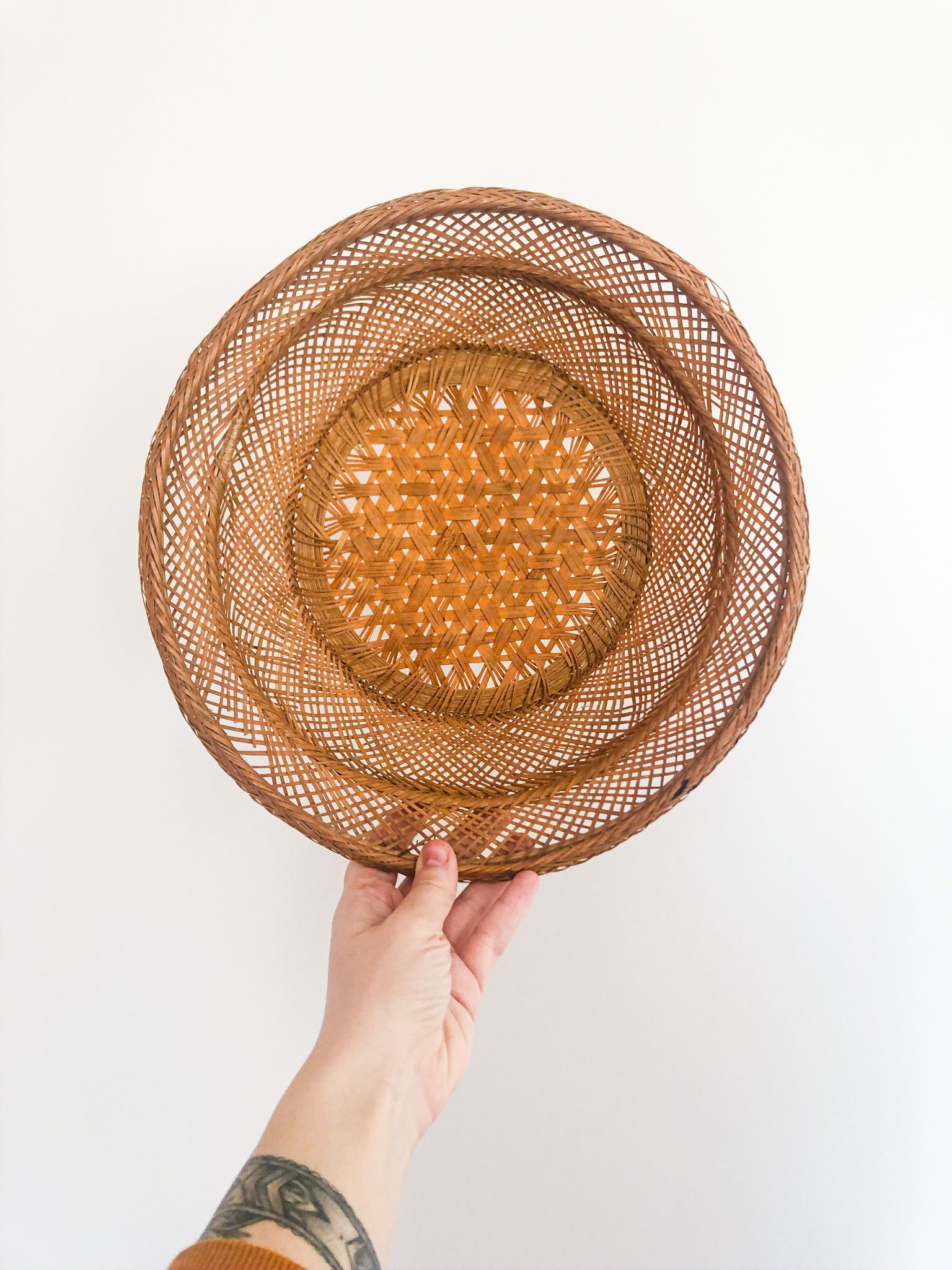 Vintage Woven Basket