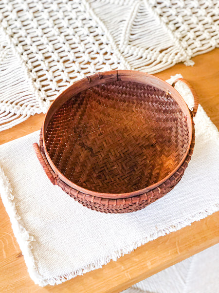 Vintage Woven Bowl