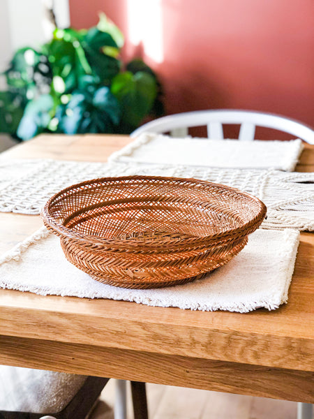 Vintage Woven Basket