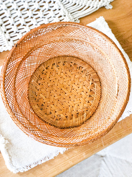 Vintage Woven Basket